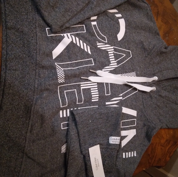 Calvin Klein Logo Fleece Hoodie - Picture 3 of 4